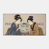 Ukiyo-e Geïnspireerd – Dramatisch JAPAN Bureaumat (Voorkant)