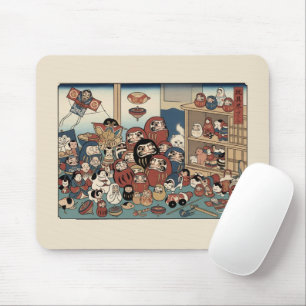 Ukiyo-e Geïnspireerd – Dramatisch JAPAN Muismat