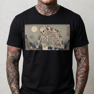 Ukiyo-e geïnspireerde muismat– Dramatisch JAPAN T-shirt