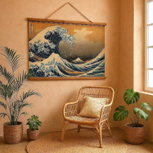 Ukiyo-e Grote Golf Japanse Hokusai Oceaan Decorati