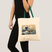 UKIYO-E ~HOKUSAI 葛飾北斎 「富嶽三十六景 神奈川沖浪裏」 TOTE BAG (Voorkant (product))
