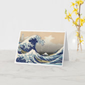 Ukiyo-e - Hokusai's Tsunami Kaart (Gele Bloem)