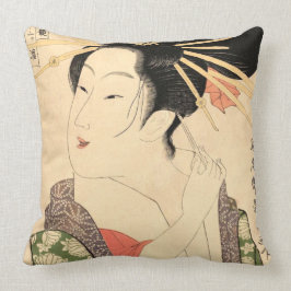Ukiyo-e Japans meisje Kussen