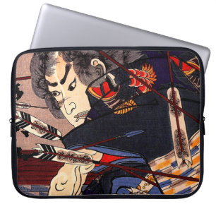  Ukiyo-e Japans Samurai Painting Laptop Sleeve