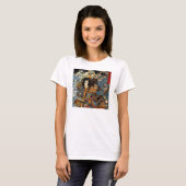  Ukiyo-e Japans Samurai Painting T-shirt (Voorkant volledig)