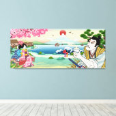 Ukiyo-e Japans Stijlschilderwerk Afdrukken (Insitu (Houten vloer))