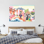 Ukiyo-e Japans Stijlschilderwerk Afdrukken (Insitu (Slaapkamer))