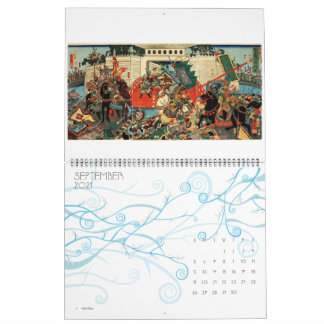 Ukiyo-E Japanse Prints Calendar Woodblock Kalender