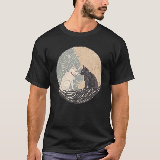 Ukiyo e Katten T-shirt (Voorkant)
