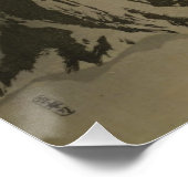 [Ukiyo-E] Maan over de vlaktes - Yasumasa Perfect Poster (Hoek)