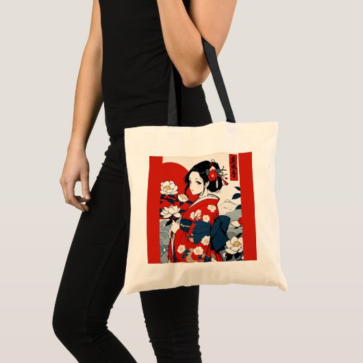 Ukiyo-e Modern Tote Bag (Voorkant (product))
