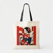 Ukiyo-e Modern Tote Bag (Voorkant)