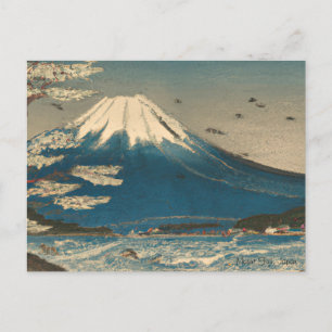Ukiyo-e Mount Fuji Japan Briefkaart