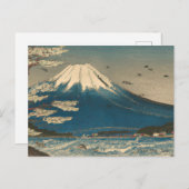 Ukiyo-e Mount Fuji Japan Briefkaart (Voorkant / Achterkant)