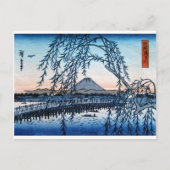 Ukiyo-e Mt Fuji Japan Briefkaart (Voorkant)