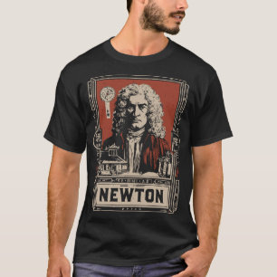 Ukiyo-e Newton Wetenschappelijk Geniaal Portret T-shirt