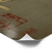 [Ukiyo-E] onverlichte nacht in Shika Village - Kyu Perfect Poster (Hoek)