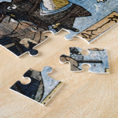 Ukiyo-e print - Kikkers als Japanse Kabuki-acteurs Legpuzzel (Zijkant)