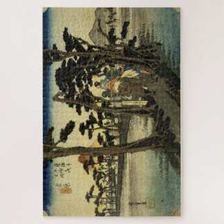 Ukiyo-e Puzzle – Travelers with Mount Fuji | Tradi Legpuzzel