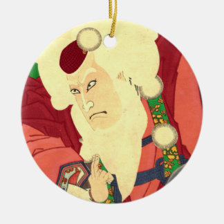 Ukiyo-e Santa Claus Keramisch Ornament