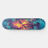 Ukiyo-E Skeleton Elektrische Graffiti Kunst | donk Persoonlijk Skateboard (Horizontaal)