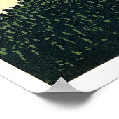 Ukiyo-e South Wind Clear Sky of Red Fuji Poster (Hoek)