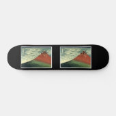 Ukiyo-e South Wind Clear Sky of Red Fuji Skateboard (Horizontaal)