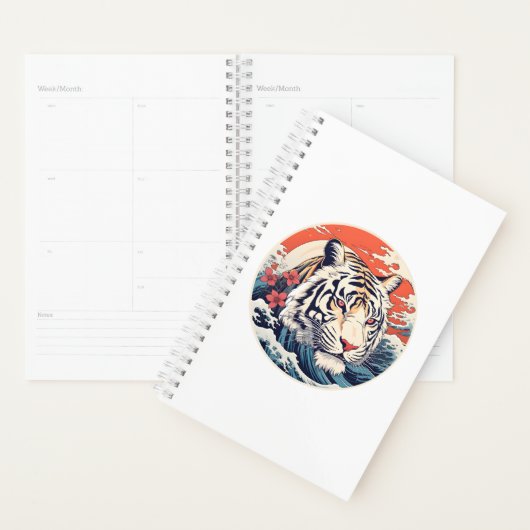 Ukiyo-e tijger planner (Display)