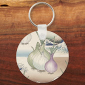 Ukiyo-e Uien Golfpatroon Sleutelhanger (Achterkant)