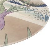 Ukiyo-e Uien Golfpatroon Snijplank (Hoek)