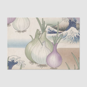 Ukiyo-e Uien Golfpatroon Tissuepapier