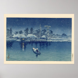 Ukiyo e Visser Poster