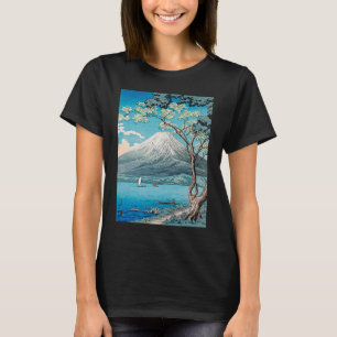 Ukiyo T Mt Fuji Japanse schilderij Print Masterp T-shirt