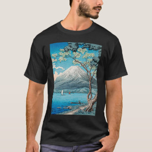 Ukiyo T Mt Fuji Japanse schilderij Print Masterp T-shirt