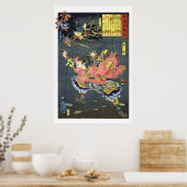 ukiyoe - 和 物 語 漢 No.10 - 震, vanrest雷 - Poster (Keuken)