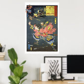 ukiyoe - 和 物 語 漢 No.10 - 震, vanrest雷 - Poster (Thuiskantoor)