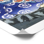 ukiyoe 和 物 nr. 09 - 小 語 田 - 漢 - 百 - poster (Hoek)