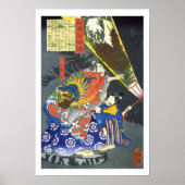 ukiyoe 和 物 nr. 09 - 小 語 田 - 漢 - 百 - poster (Voorkant)