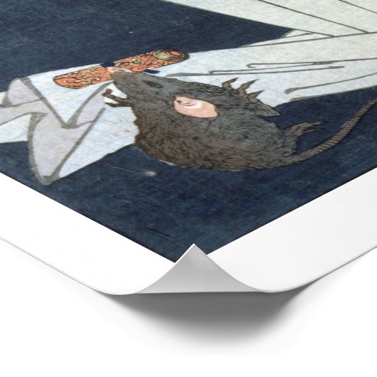 ukiyoe 和 百 物 No.07 - 仁 0 Poster (Hoek)