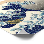 Ukiyoe　富嶽三十六景神奈川沖浪裏 Poster (Hoek)