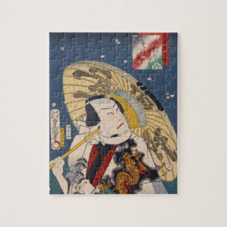 ukiyoe 梨園侠客伝 御所の五郎蔵 四代目市川小團次 legpuzzel