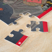 ukiyoe - Akatsuki Hoshigorō - Japanse goochelaar - Legpuzzel (Zijkant)