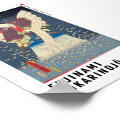 ukiyoe - Fujinami Yukari no jō - Japanse goochelaa Poster (Hoek)