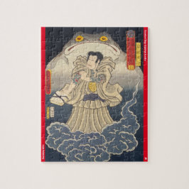 ukiyoe - Gantetsu hōin - Japanse goochelaar - Legpuzzel