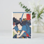 ukiyoe - Hakkenden - No.01 Inuzuka Shino - Briefkaart (Staand voorkant)