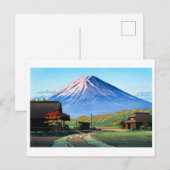 ukiyoe [hasui] A01 Herfst in Funatsu Briefkaart (Voorkant / Achterkant)