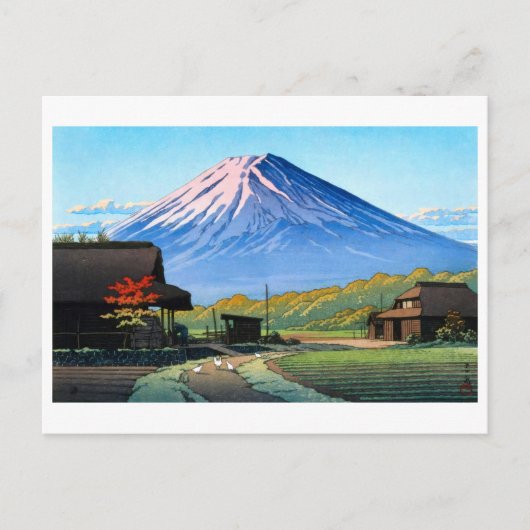 ukiyoe [hasui] A01 Herfst in Funatsu Briefkaart (Voorkant)