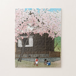 ukiyoe - hasui - C01 - Atagoyama Hill in Spring - Legpuzzel