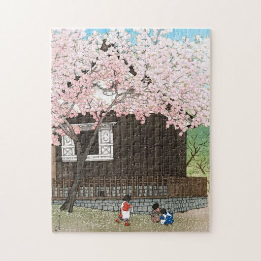 ukiyoe - hasui - C01 - Atagoyama Hill in Spring - Legpuzzel (Verticaal)