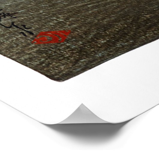 ukiyoe - hasui - C05 - Fields of Toyam - Poster (Hoek)